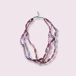 Pink Layered Necklace